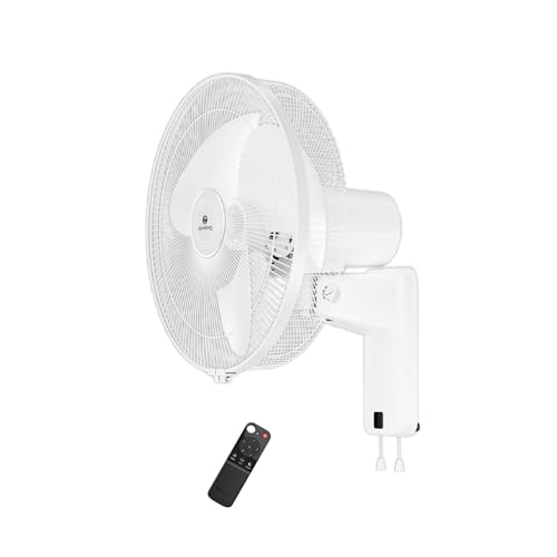 Image of atomberg SilenceAire Hi-Speed 400mm Wall Fan | Energy saving | Ideal for Home & Office | Silent BLDC Wall Fan | 60W | Remote with Oscillation, Timer, Sleep | 2 Years Warranty (Snow White)