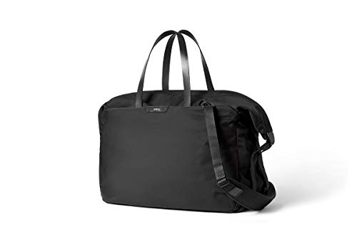 Bellroy Weekender Plus (Duffle Travel Bag, Fits 13 Laptop, Internal Organization Pockets, Wide Mouth Opening) - Black