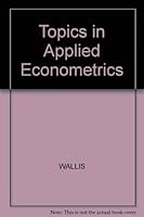 Topics In Applied Econometrics 085641011X Book Cover