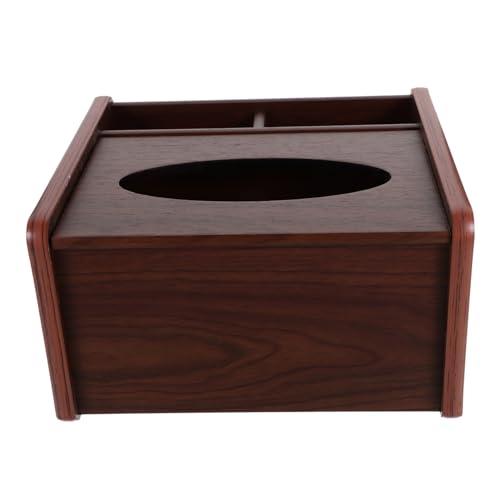Alipis Elegant Tissue Box Storage Box Lid Office Desk Organizer Pen Holder Napkin Storage Case
