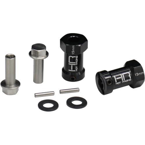Hot Racing SCX10FT01 15mm Wheel Hub Extensions with 12mm Hex (2) - Axial SCX Wraith