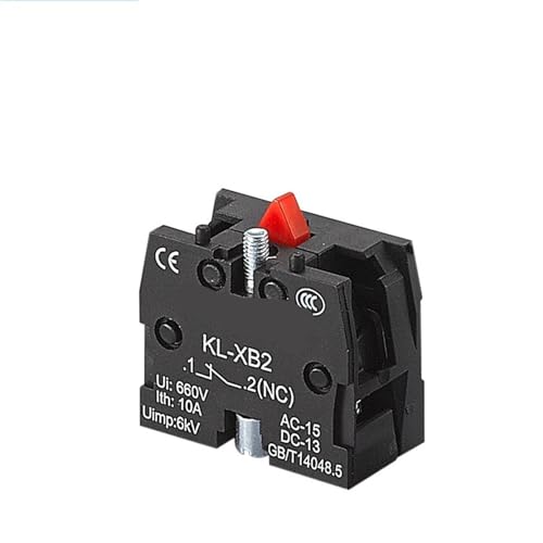 Bouton-poussoir momentané 10A pour réparer un tableau électrique 240V XB2 NC