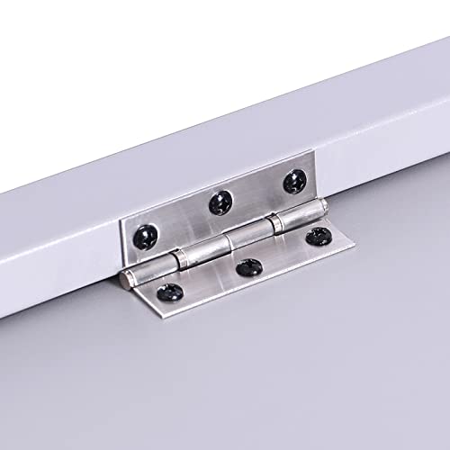 Mendler Gartentruhe HWC-J56, Aufbewahrungsbox Auflagenbox Truhe, Wasserdicht Metall Edelstahl 69x185x85 783l - hellgrau – Bild 8