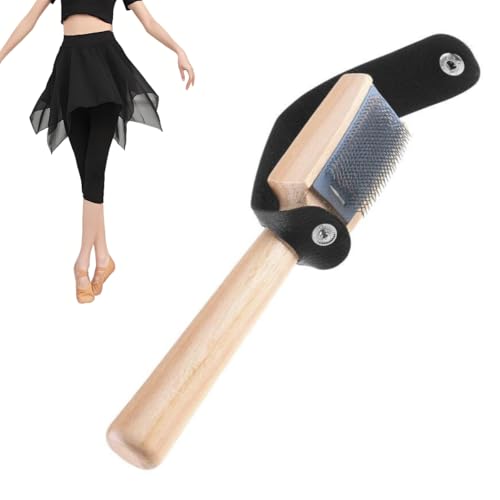 Bürste für Tanzschuhe mit Chromledersohle,Aufraubürste für Tanzschuhe, Aufraubürste zum Aufrauen, Tanzschuhbürste, Schuhsohlenbürste zum Tanzschuhbürste, Kratzbürste, Schuhsohlenbürste, Drahtbürste