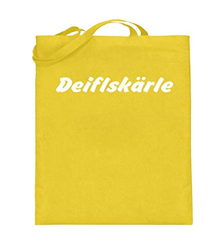 Sac en toile de jute jaune résistant pour courses lourdes