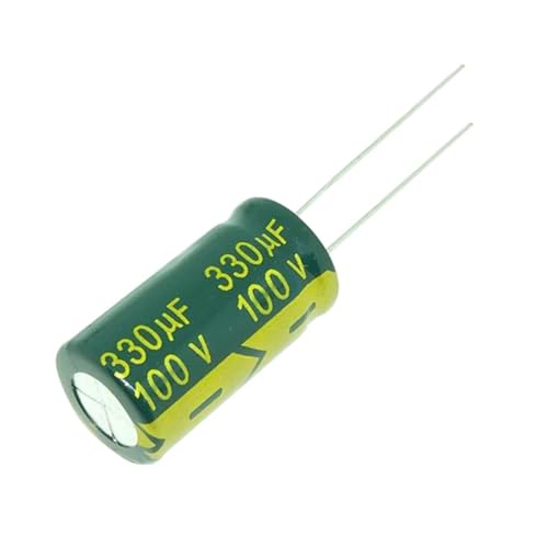 Condensateur électrolytique 100V 330uf en aluminium résistant pour circuit électronique