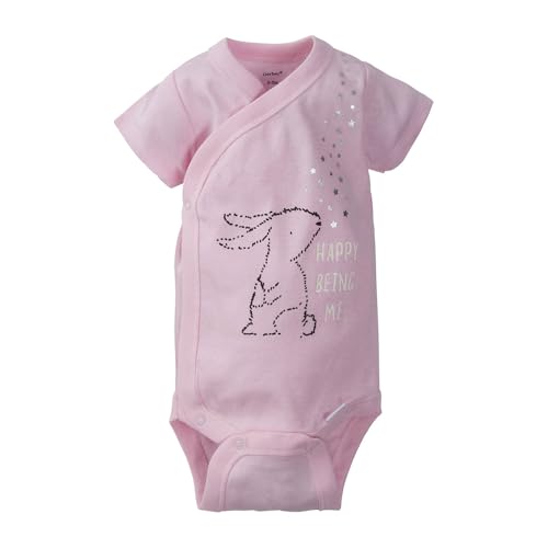 Image of Gerber Unisex Baby 5-Pack Short Sleeve Variety Onesies Bodysuits
