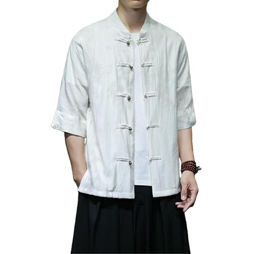 Chemisier traditionnel manches courtes homme pour éviter la chaleur avec style