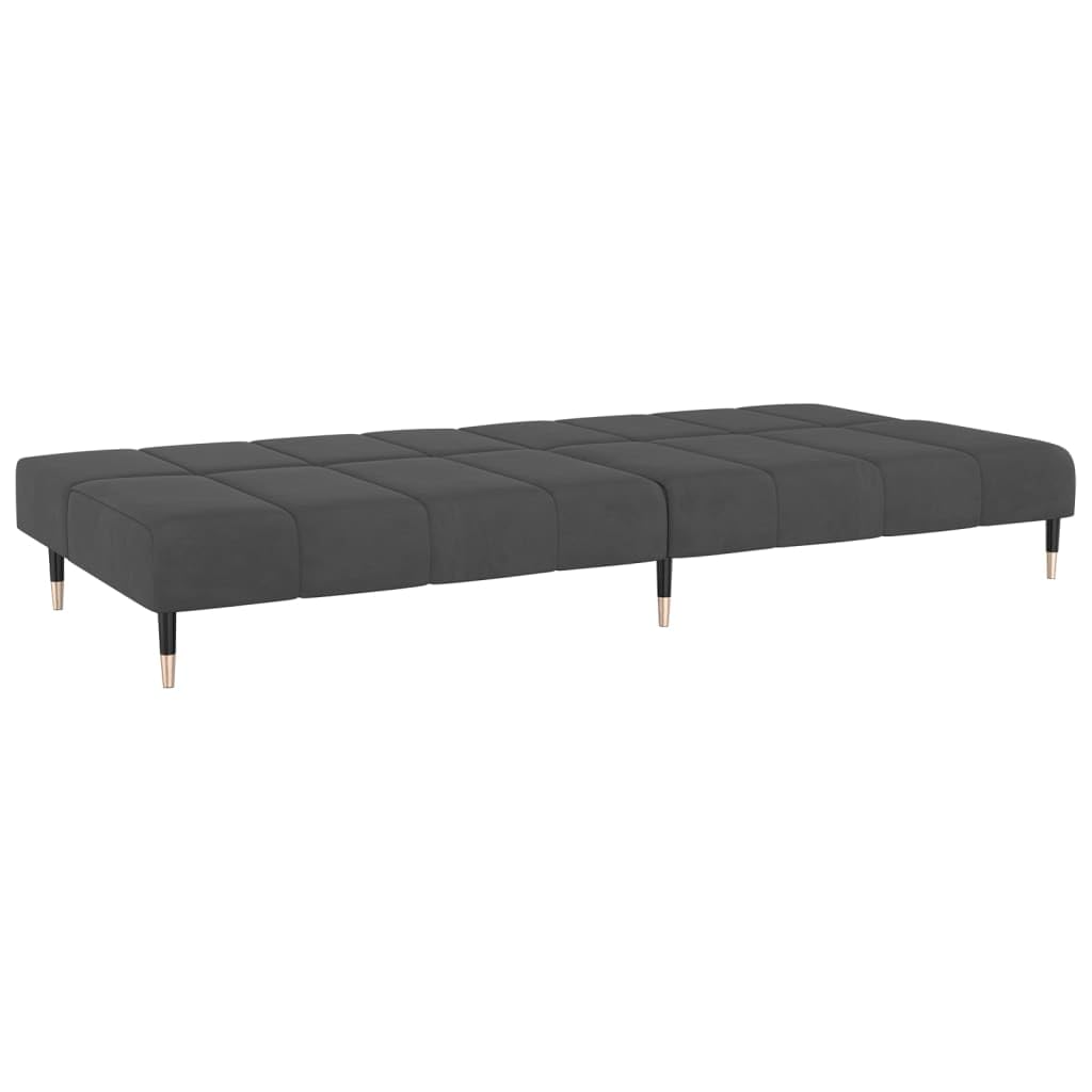 sofás de Dos plazas,Sofa 120 cm,Sofa Cama Dos plazas,Sofá Cama de 2 plazas Terciopelo Gris oscuroAdecuado para salón, Dormitorio