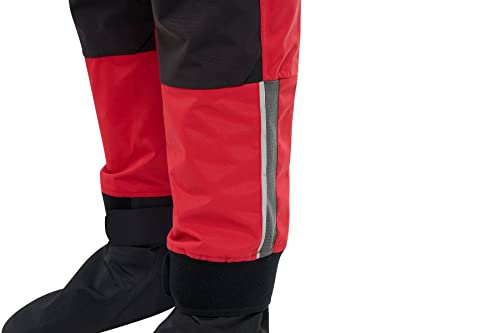 Dry Suits For Men In Cold Water, Paddling,Kayaking,Waterproof/Front Zipper (Red, M) #TOP7