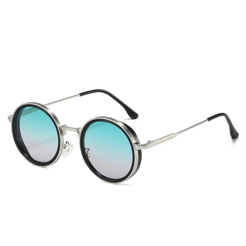 Lunettes de soleil rétro tendance avec verres ronds pour un style mode vintage unique