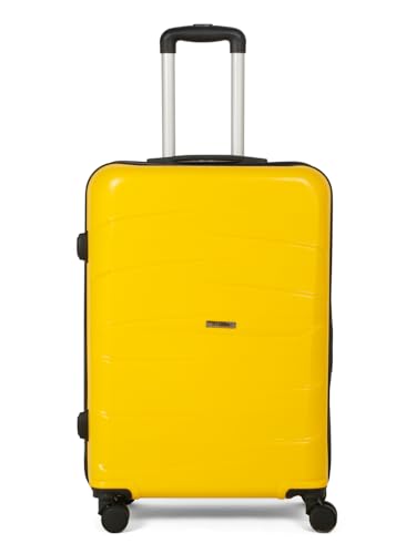 Image of Teakwood Dune Trolley Bag for Travel - Durable for Weekend Business Trip & Airline Cabin Fit - Smooth Wheels & Telescopic Handle Luggage Suitcase