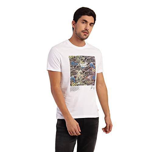 Image of Levi's Men's Cotton Regular Fit Brand Logo T-Shirt