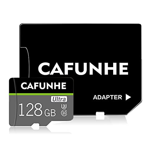 Micro SD Card 128GB High Speed Micro Memory Card Class 10 TF Card 128GB Memory SD Card with SD Card Adapter for Cellphone/Surveillance/Camera/Tachograph/Tablet/Computers/Drone