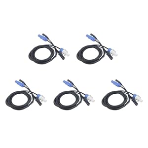 Lioggyet 5X Kabel Powercon 7501 Zasilający