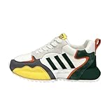 Generisch Herrenschuhe für Freizeit im Freien vielseitige atmungsaktive und komfortable Sportschuhe (White,42)