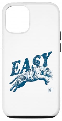 Easy Tiger ヴィンテージアンティークレトログラフィックアート スマホケース iPhone 12/12 Pro 用