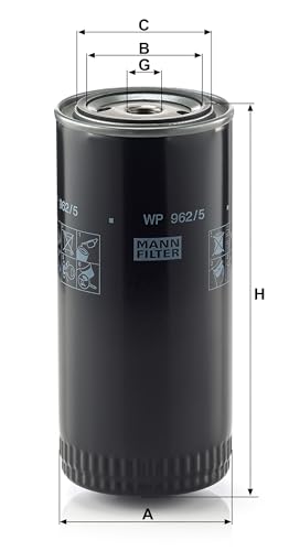 MANN-FILTER Wp 962/5 Filtro Dell'olio - Per Applicazioni Fuori Strada - 2