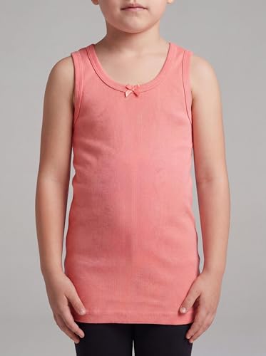 Image of Andrew Scott Girls Camis & Tanks | 100% Cotton Tank Top Layering Undershirts | Multi Pack Colors