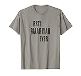 for Someone Named MAARIYAH