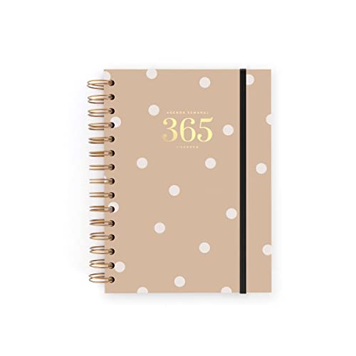 Agenda charuca settimanale senza date. latte. m