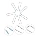 SHERCHPRY 8piezas Rizador Calentado Pinzas Para Rulos Pinzas De Repuesto Para Rizador De Pelo De De Seguridad De Inoxidable Rizos Eléctricos Imagen de SHERCHPRY 8piezas Rizador Calentado Pinzas Para Rulos Pinzas De Repuesto Para Rizador De Pelo De De Seguridad De Inoxidable Rizos Eléctricos