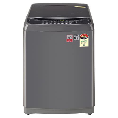 LG 7 Kg 5 Star Inverter Fully-Automatic Top Loading Washing Machine (T70SJMB1Z, Middle Black, Jet Spray+)