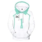 BIGPETS 3D Haikyuu Hoodies Aoba Johsai High School Anime Cosplay Costumes Volleyball Sweatshirt Pullover