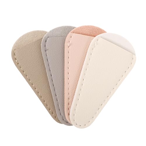 Homoyoyo 4 pezzi Copertura Protettiva per Forbicine Unghie e Pinzette Morbida Pelle PU Custodia Antiurto per Tronchesino Cuticole Protezione Affilata Strumenti Manicure e Bellezza