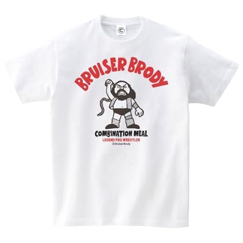 [COMBINATION MEAL] コンビネーションミール ブルーザーブロディ BRUISER BRODY コットンTシャツ ホワイト Lのサムネイル
