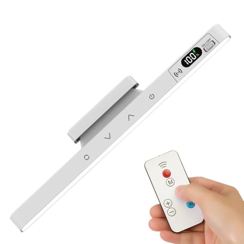 Jotekonoby Afstandsbediening Oplaadbare Onder Kast Licht Met 3 Kleur Temperaturen Wit LED Verlichting Strip Voor Keuken Kast Bureau Werkruimte Kast Plank 30Cm