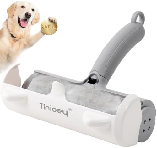 Tinioey Pet Hair Remover Roller- Reusable Lint Roller Dog Cat Hair Remover and Per Fur Remover for Couch/Furniture/Clothes