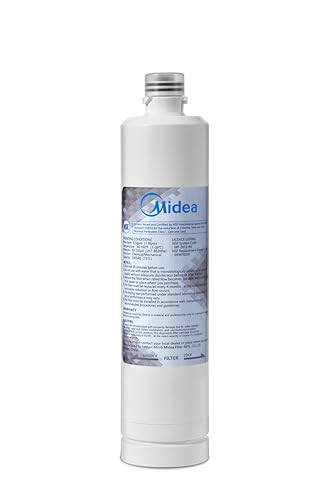 Midea MIWF8200 Twist-in Refrigerator Water Filter 200 Gallon Compatible with Midea French Door Refrigerator MRF29D3AST/ MRF29D6AST/ MRF29D9BST