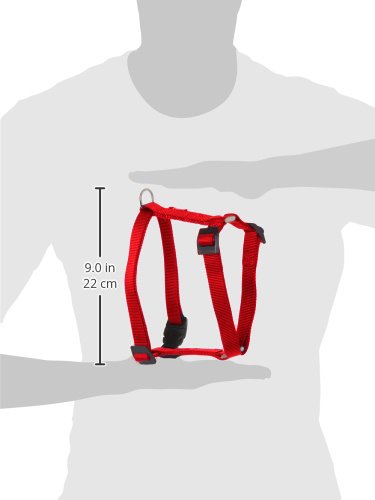 Image of Ferplast Dog Harness Large Size Champion L, Dog Harness Adjustable in 3 Points, Easy to Wear, Chest 50-82 cm. Red