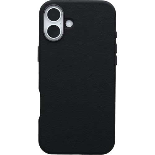 Image of OtterBox iPhone 16 Plus Symmetry Series Cactus Leather for MagSafe - Noir Ash Black