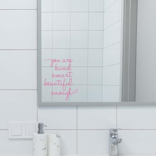 JINGIHE Affirmation Stickers You are Kind Smart Beautiful Enough,...