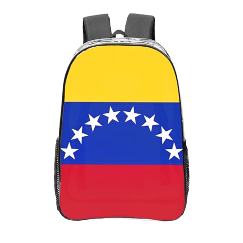 Sac à dos transparent Venezuela imprimé avec grand compartiment