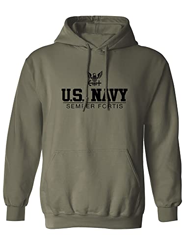 zerogravitee U.S. Navy Semper Fortis Adult Hooded Sweatshirt