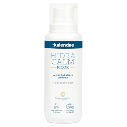 kalendae HidraCalm Picor 200ml BIO - Crema Hidratante corporal. Crema para el picor de la piel. Alivio del picor en la piel. COSMOS – Organic