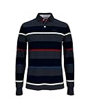 Tommy Hilfiger Men's Regular Long Sleeve Polo Shirt in Classic Fit, Hc2146, XS