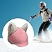 rockible Cat Ears Snow Ski Helmet Cover Helmets Accessories Creative Lovely Keep Warm Multifunction Funny Skiing Ski Helmet Decoration, White Pink