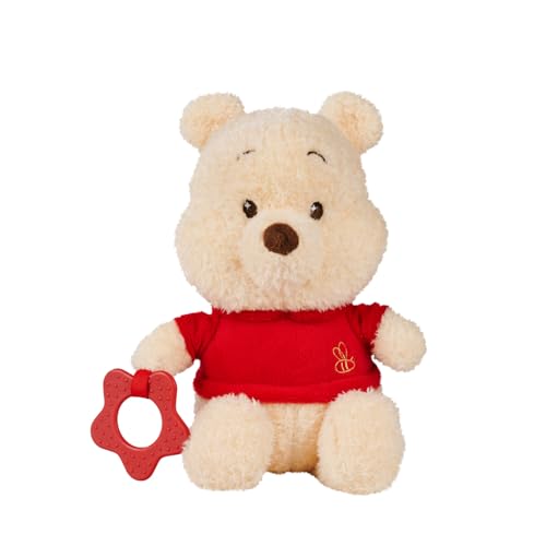 Peluche de Winnie The Pooh de Disney con mordedor, 100% GRS Reciclado, Peluche Suave, Regalo para niños y Fans, 28 cm, a Partir de 0 Meses