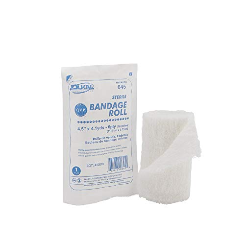 Dukal 645 Fluff Bandage Roll, 4.5" x 4.1 Yard, 6-ply, Sterile miniatura 1