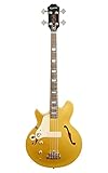 Epiphone Jack Casady Bass Guitar Lefty, Metallic Gold