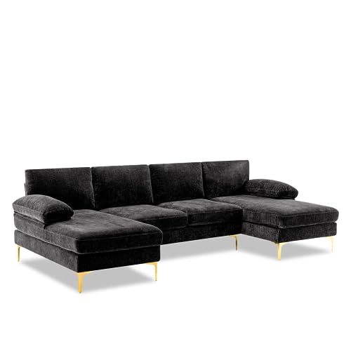 Modern Large Accent U-Shaped 4-6 Seats Living Room Sectional Sofa...