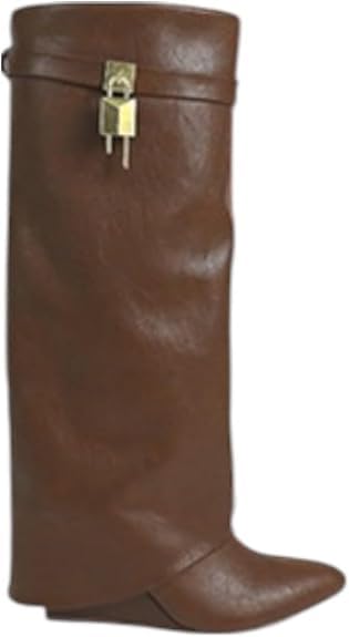 Women Mid-Calf Wedge Boot
