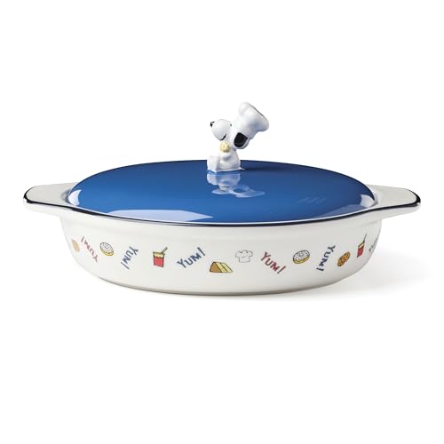 Lenox Chef Snoopy Casserole Dish with Lid