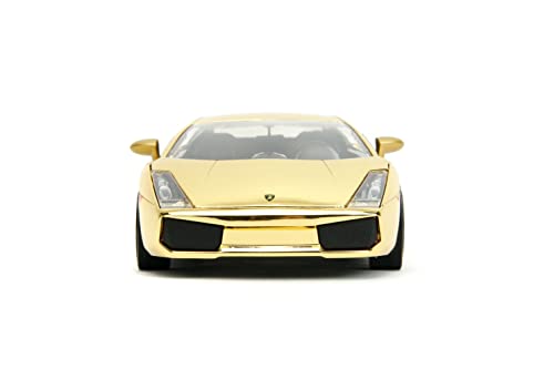 Image of Fast & Furious 1:24 Lamborghini Gallardo Gold Chrome Die-Cast Car, Toys for Kids and Adults