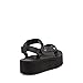 Teva Women's Flatform Universal Platform Sandal, Black, 9 M US