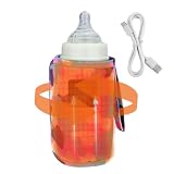 Bottle Warmer Bag | Three-speed Temperature Adjustable USB Travel Milk Heat Keeper | Infant Feeding Thermal Warmer Pouch for Indoor, Outdoor, Traveling, Driving